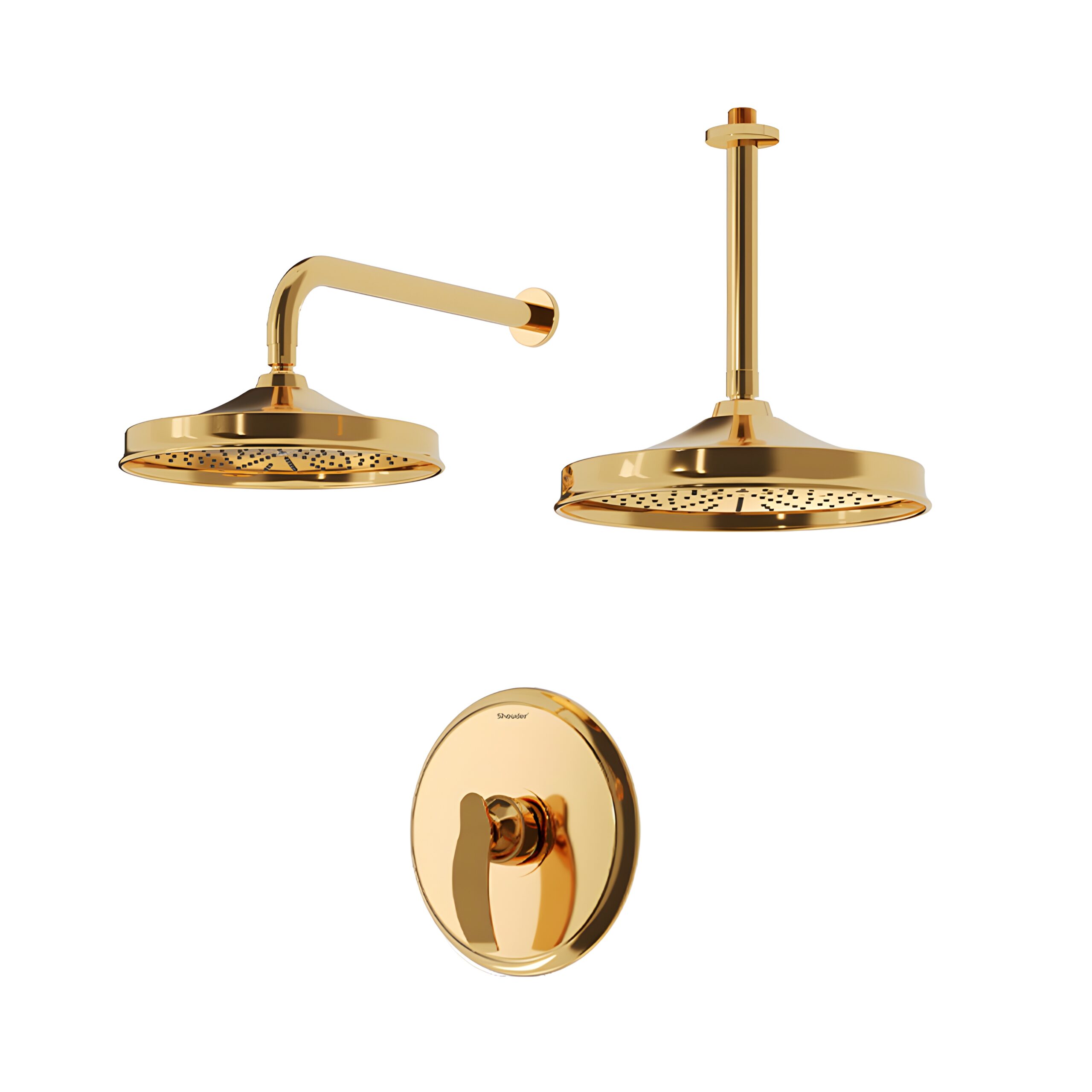 شیر حمام توکار شودر مدل گلوریس تیپ 1 BRASS