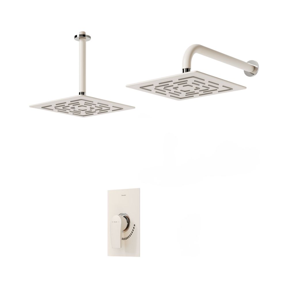 شیر حمام توکار شودر مدل رومر پلاس تیپ 1 BRASS