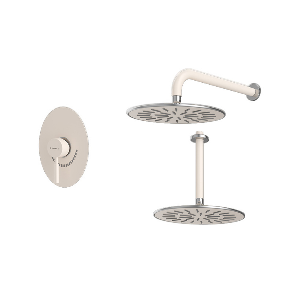 شیر حمام توکار شودر مدل روگن تیپ 1 BRASS