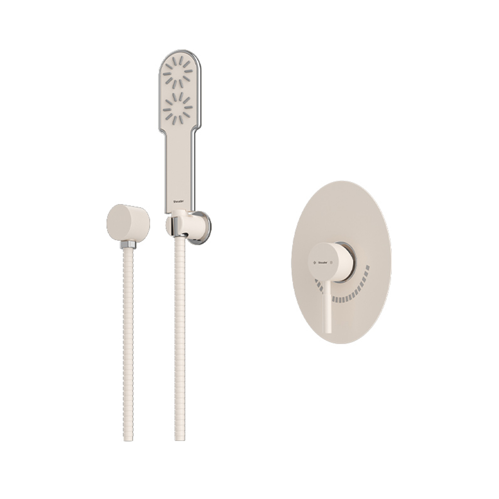 شیر حمام توکار شودر مدل روگن تیپ 2 BRASS