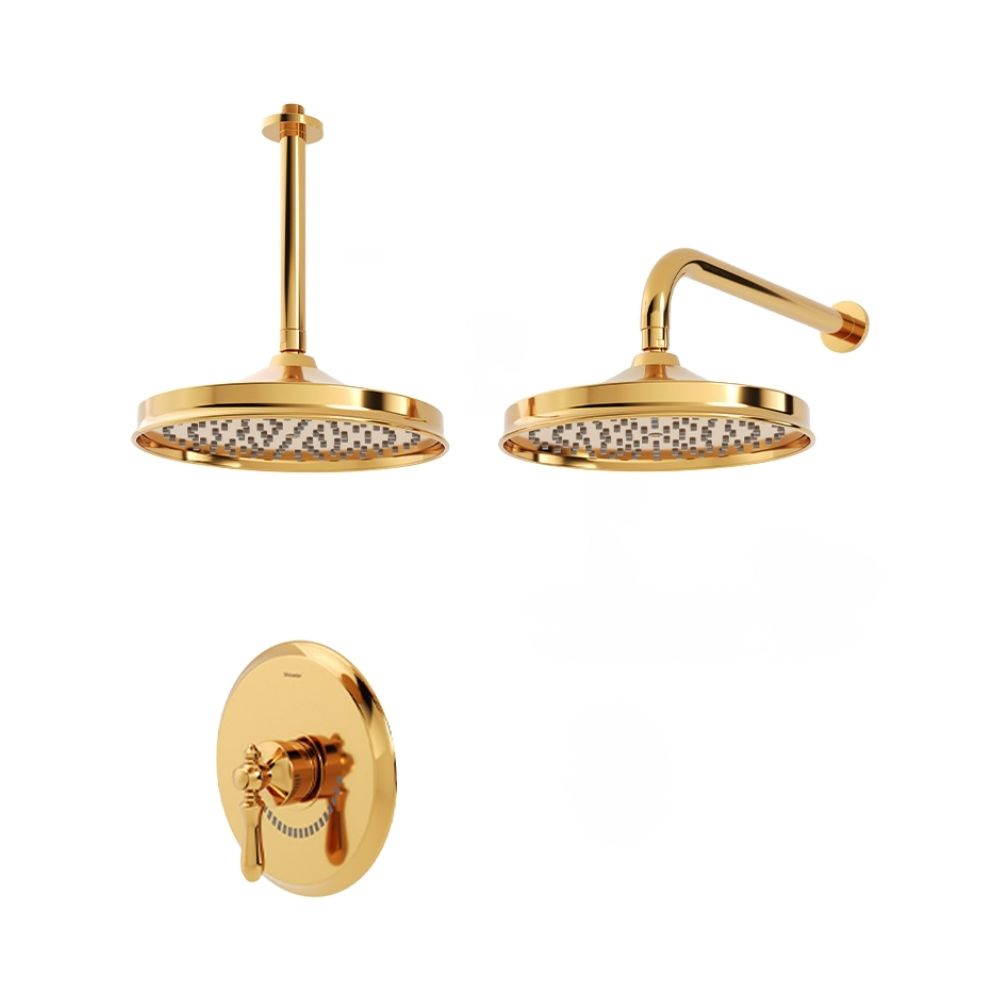 شیر حمام توکار شودر مدل زیگموند تیپ 1 BRASS
