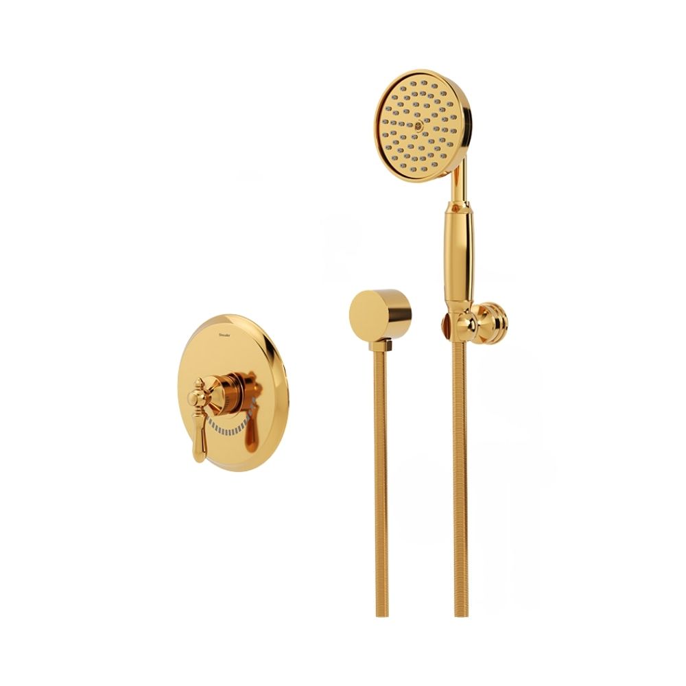 شیر حمام توکار شودر مدل زیگموند تیپ 2 BRASS