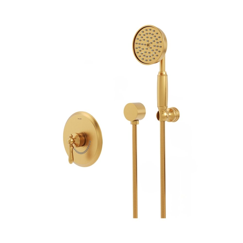 شیر حمام توکار شودر مدل زیگموند تیپ 2 BRASS