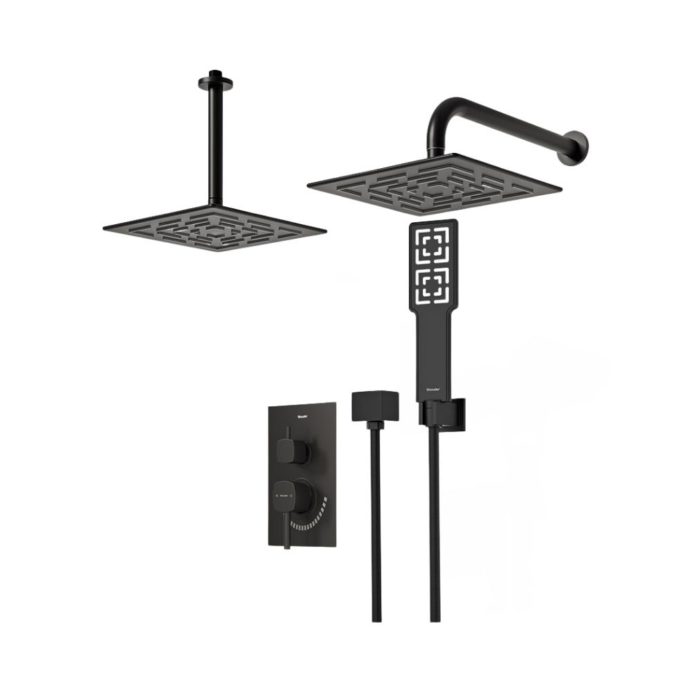 شیر حمام توکار شودر مدل رومر تیپ 3 BRASS