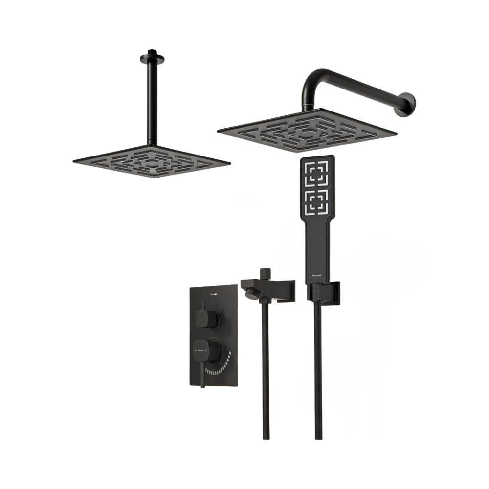 شیر حمام توکار شودر مدل رومر تیپ 4 BRASS