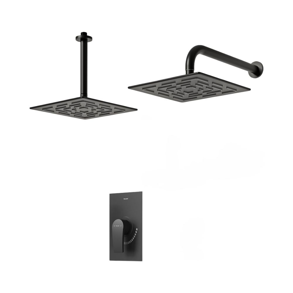 شیر حمام توکار شودر مدل رومر پلاس تیپ 1 BRASS