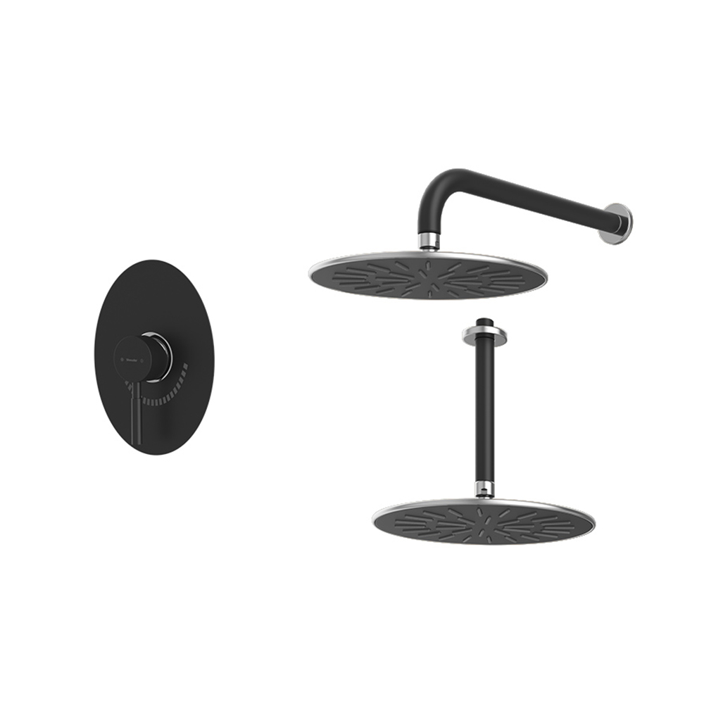 شیر حمام توکار شودر مدل روگن تیپ 1 BRASS