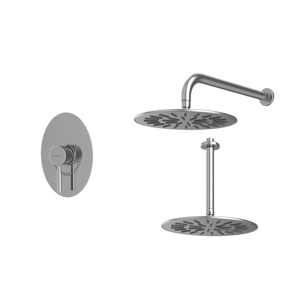 شیر حمام توکار شودر مدل روگن تیپ 1 BRASS