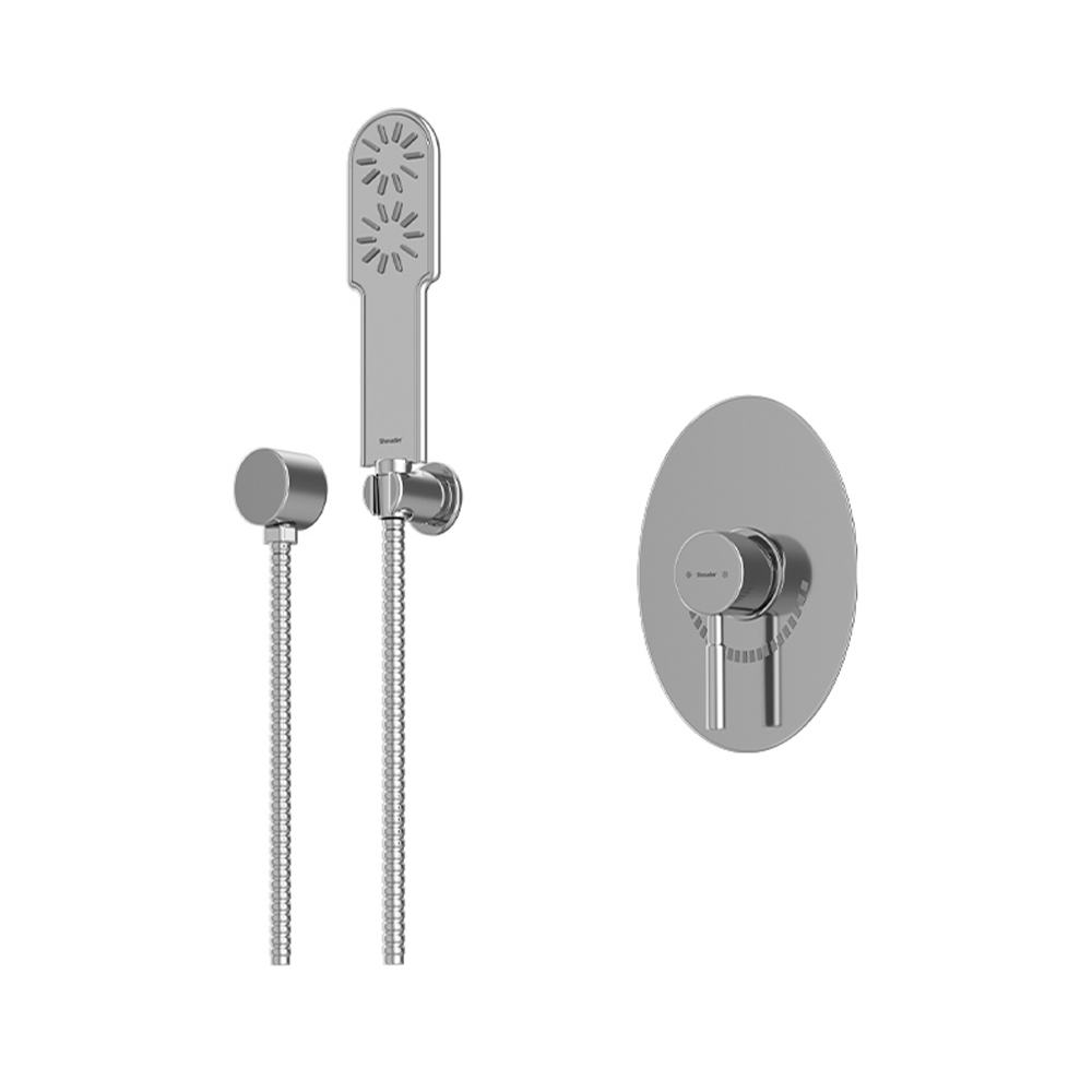 شیر حمام توکار شودر مدل روگن تیپ 2 BRASS