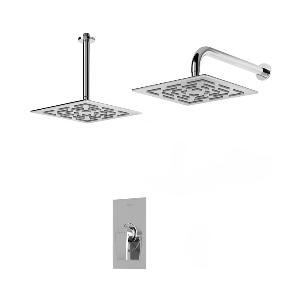 شیر حمام توکار شودر مدل رومر پلاس تیپ 1 BRASS