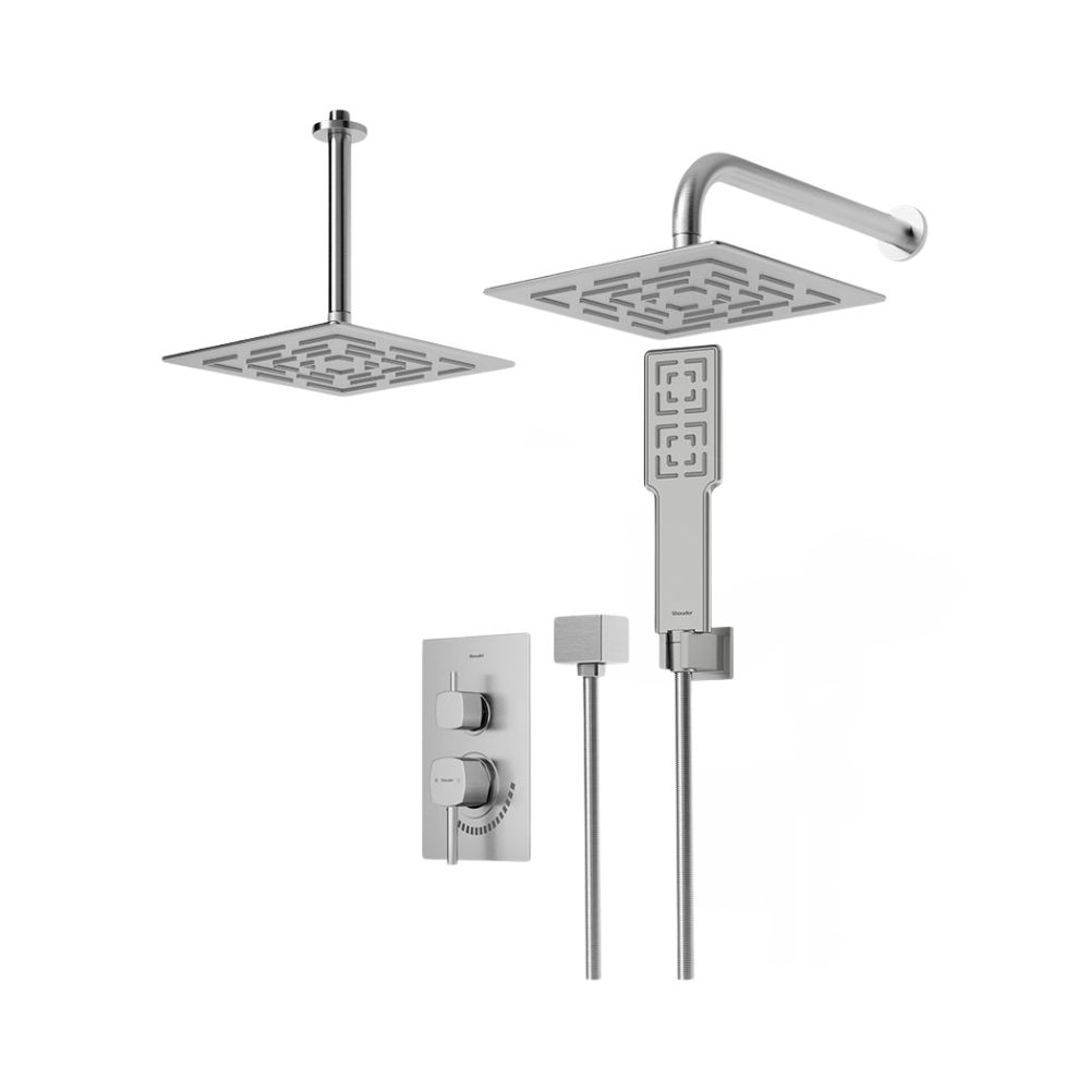 شیر حمام توکار شودر مدل رومر تیپ 3 BRASS